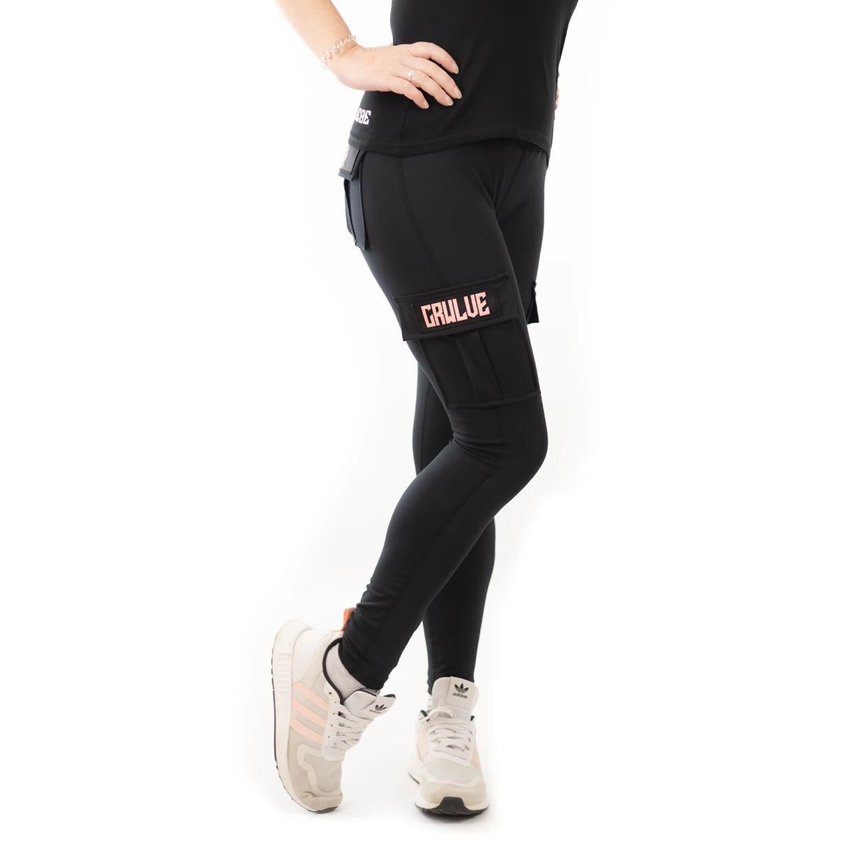 GSGM | CRWLVE | BLACK LEGGINGS