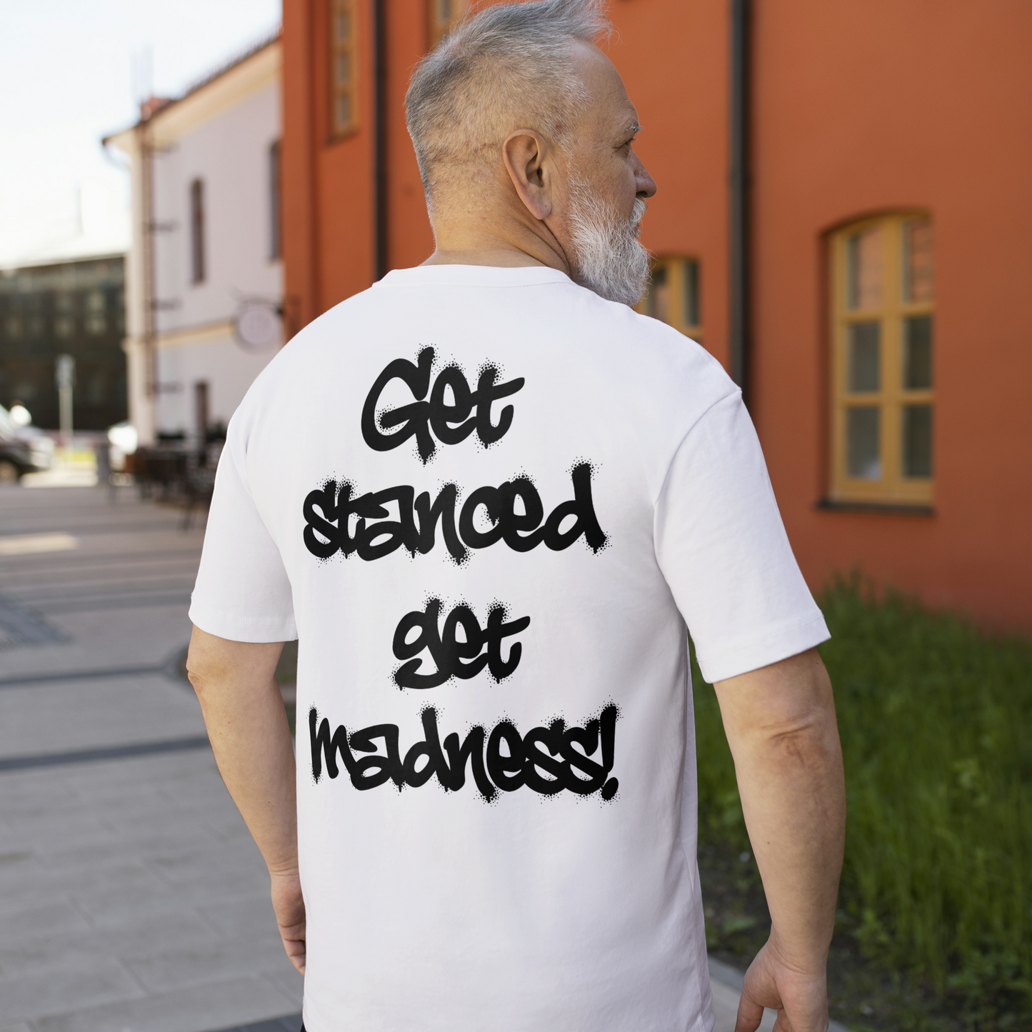 GSGM | GET STANCED GET MADNESS | WHITE TSHIRT