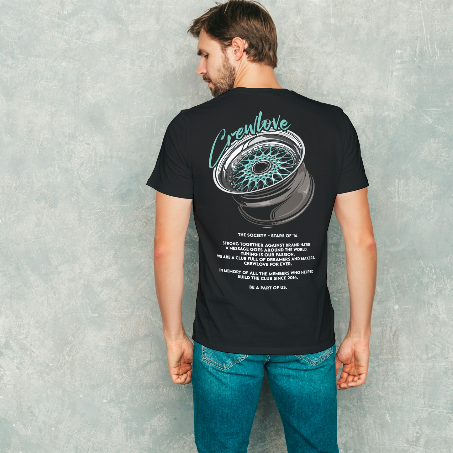 GSGM | CREWLOVE | BLACK TSHIRT