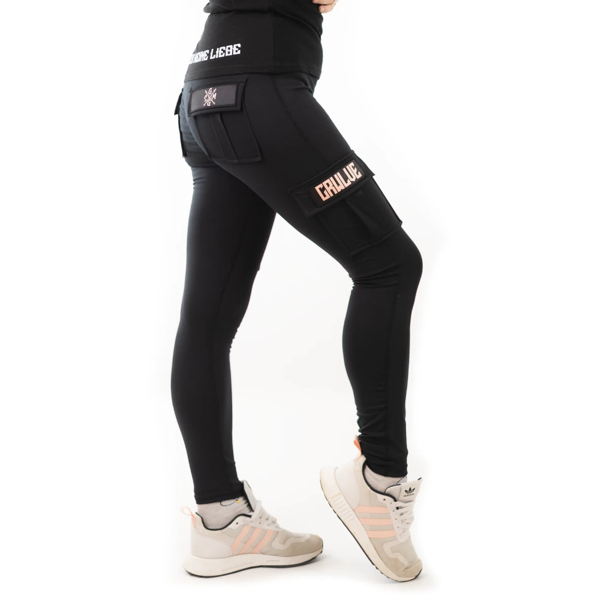 GSGM | CRWLVE | BLACK LEGGINGS
