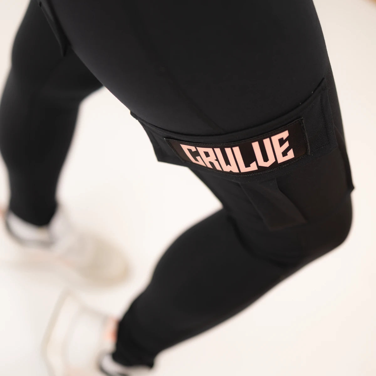 GSGM | CRWLVE | BLACK LEGGINGS