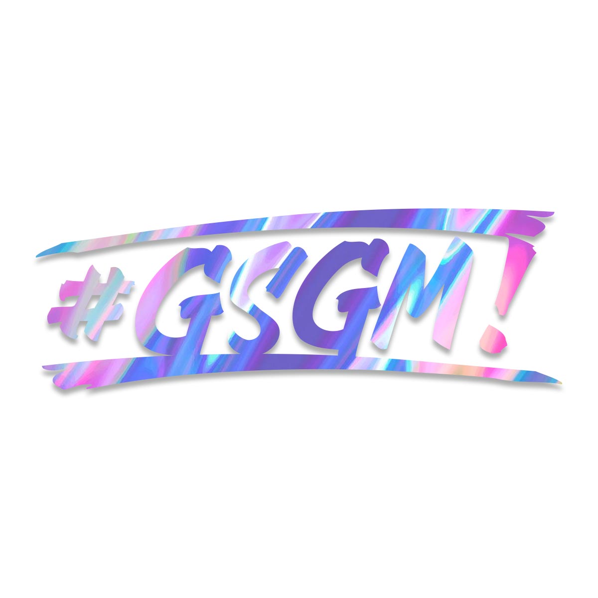 GSGM | #GSGM | AUFKLEBER | 58cm