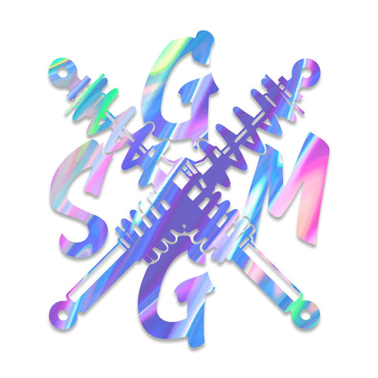 GSGM | FEDERN | AUFKLEBER | 20cm