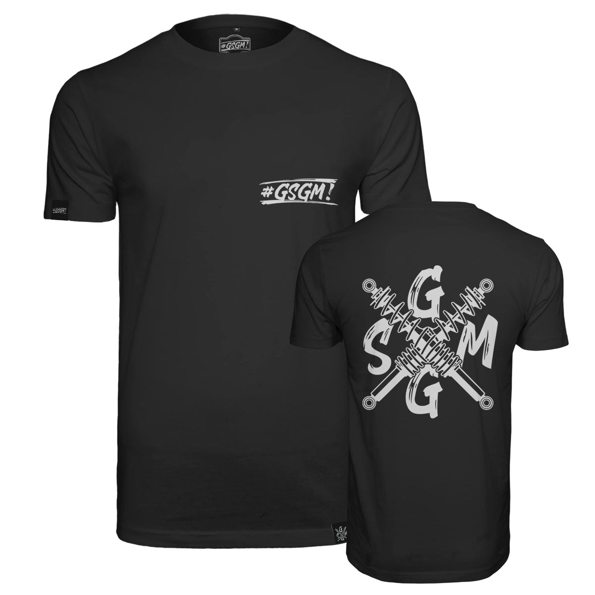 GSGM | CLASSIC WHITE | BLACK TSHIRT