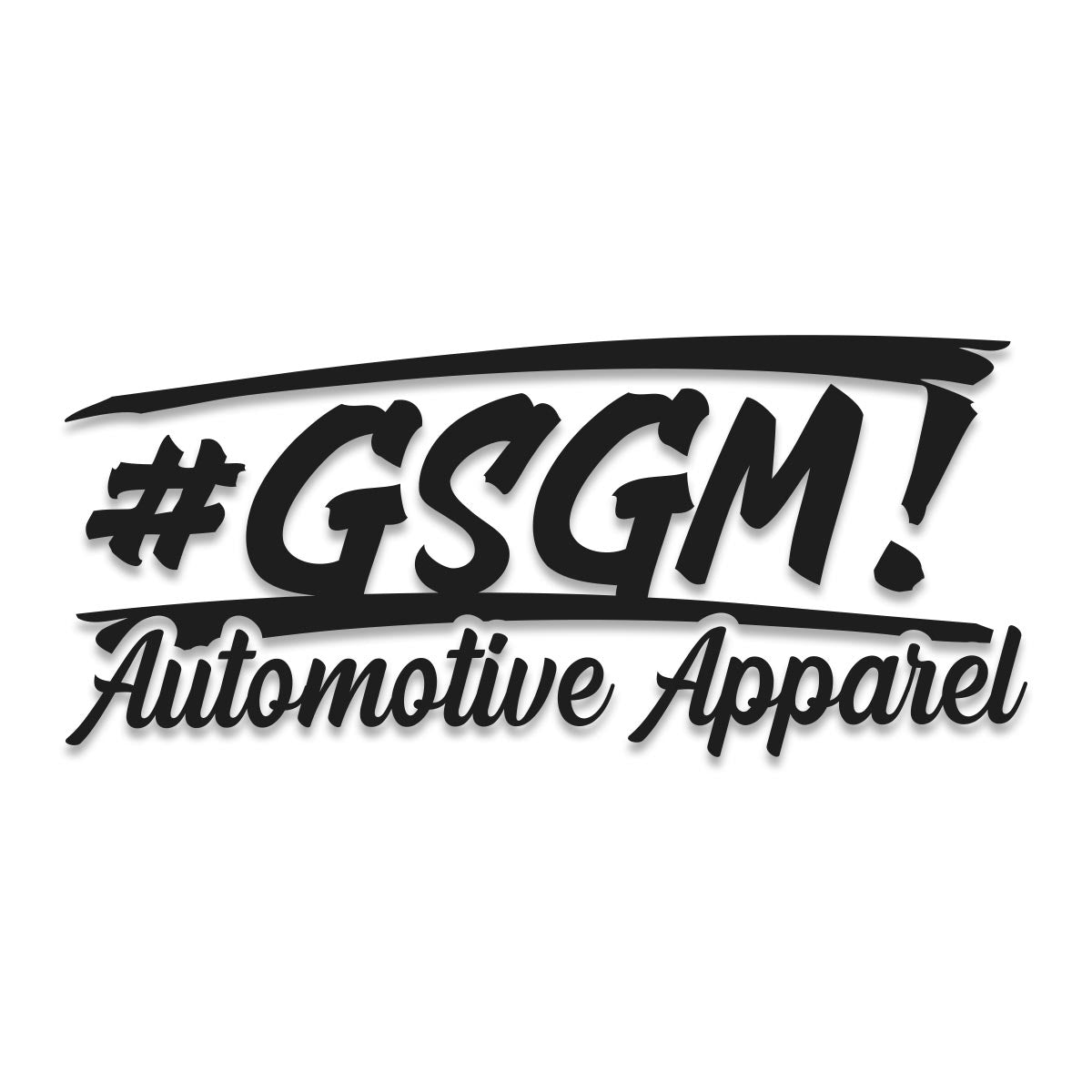 GSGM | #GSGM APPAREL | AUFKLEBER | 20cm