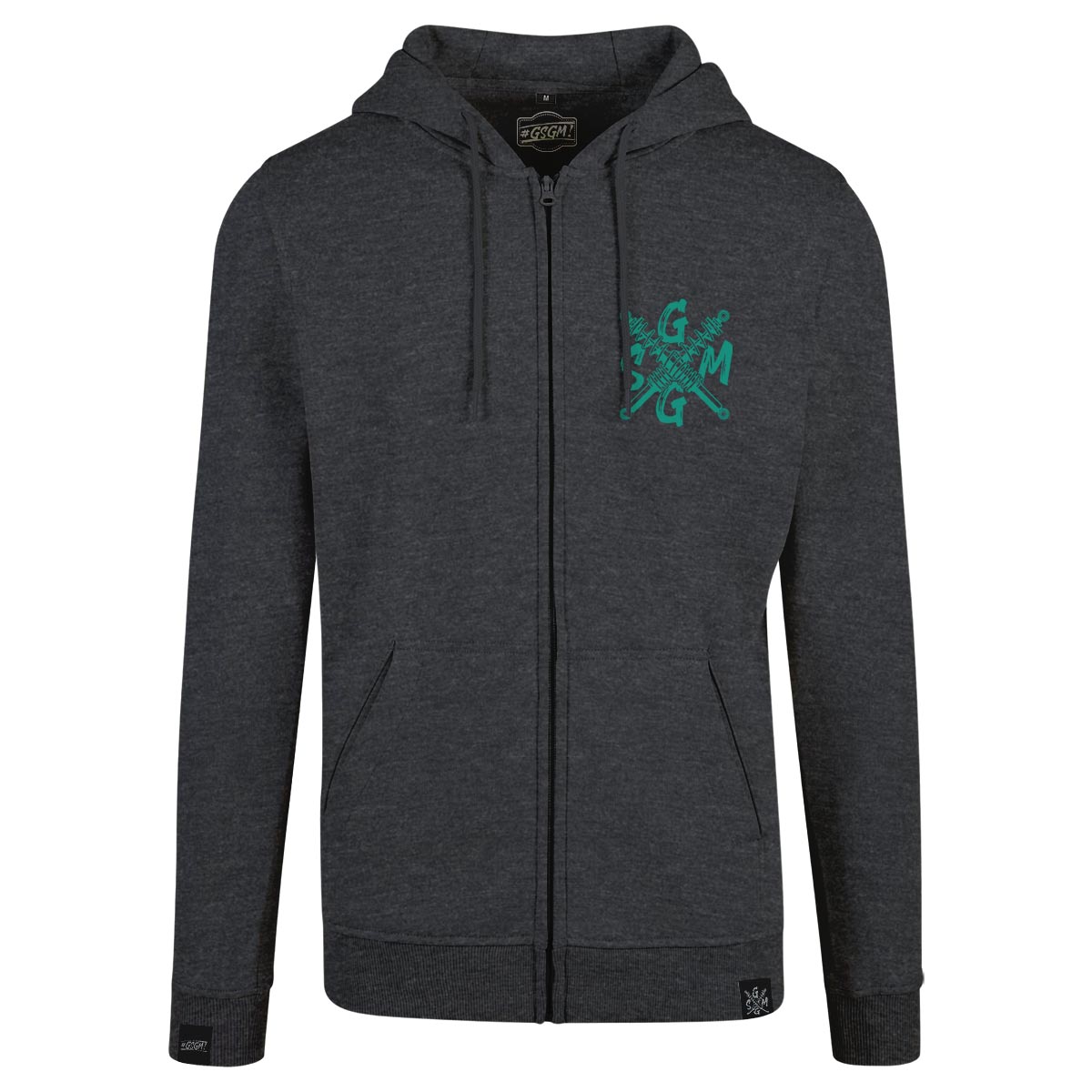 GSGM | CLASSIC MINT | CHARCOL ZIPPER
