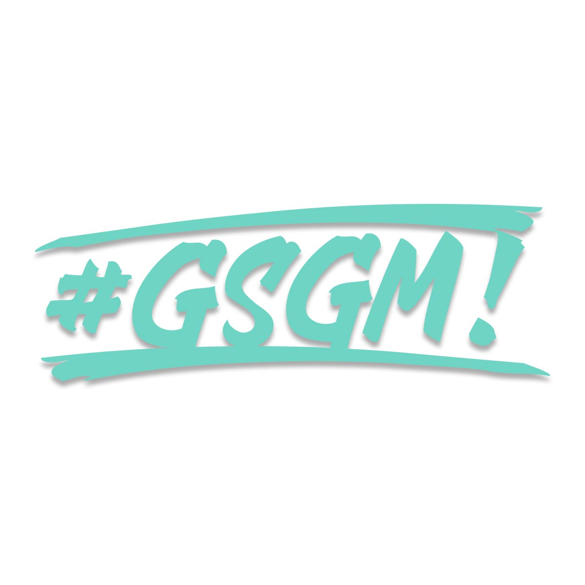 GSGM | #GSGM | AUFKLEBER | 58cm