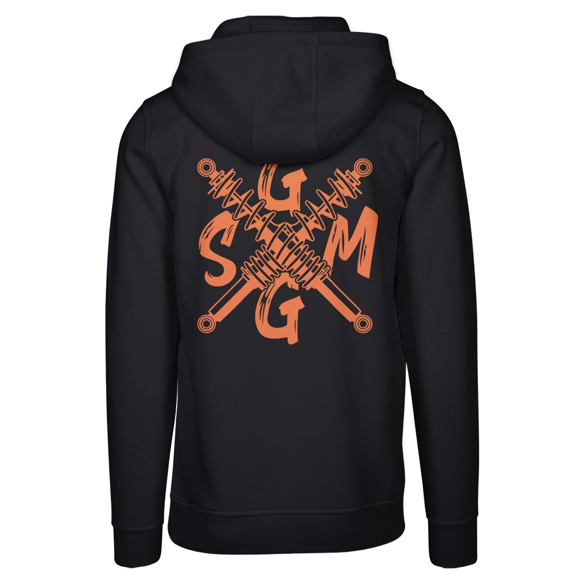 GSGM | PEACH DROP | BLACK HOODIE