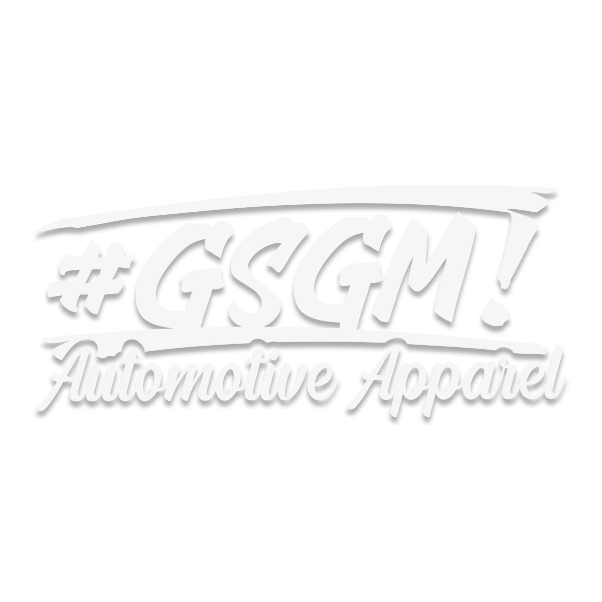 GSGM | #GSGM APPAREL | AUFKLEBER | 12cm