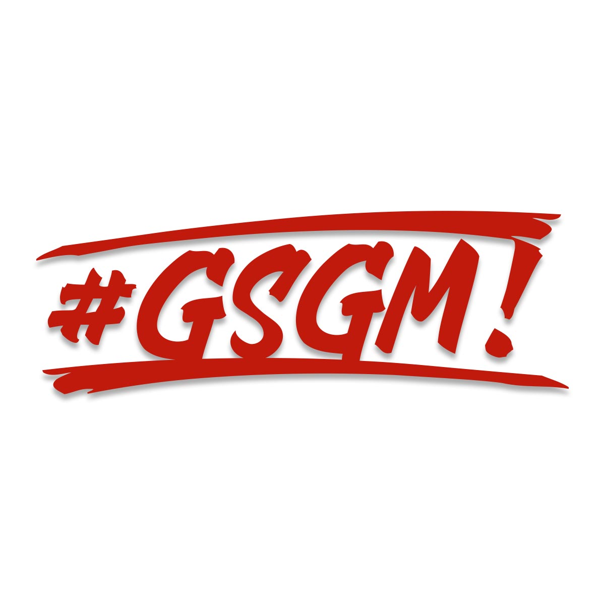 GSGM | #GSGM | Aufkleber | 12cm