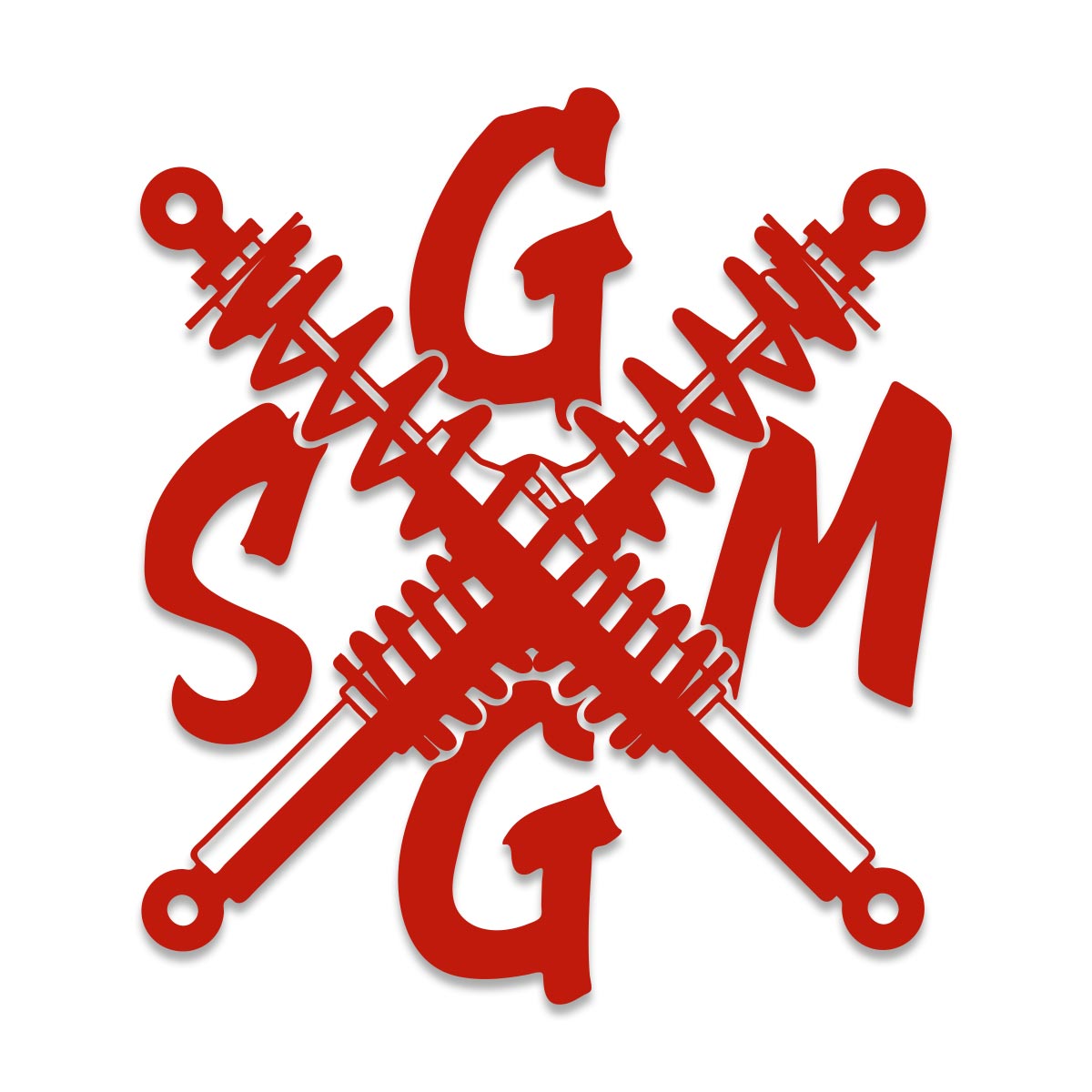 GSGM | FEDERN | AUFKLEBER | 58cm