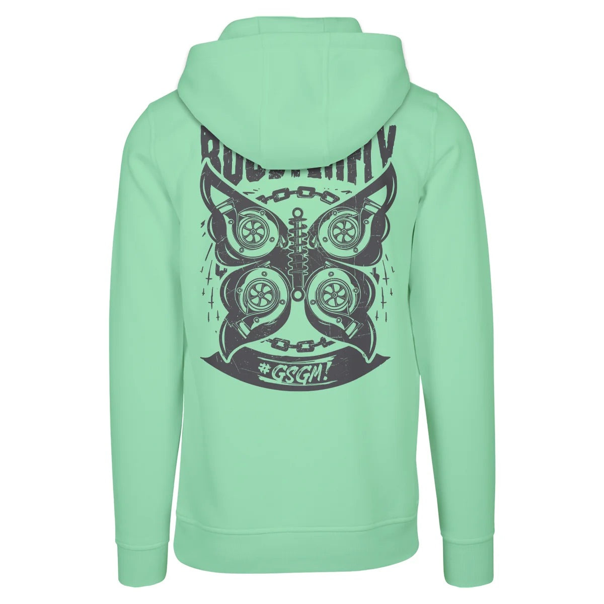 GSGM | BOOSTERFLY | MINT HOODIE