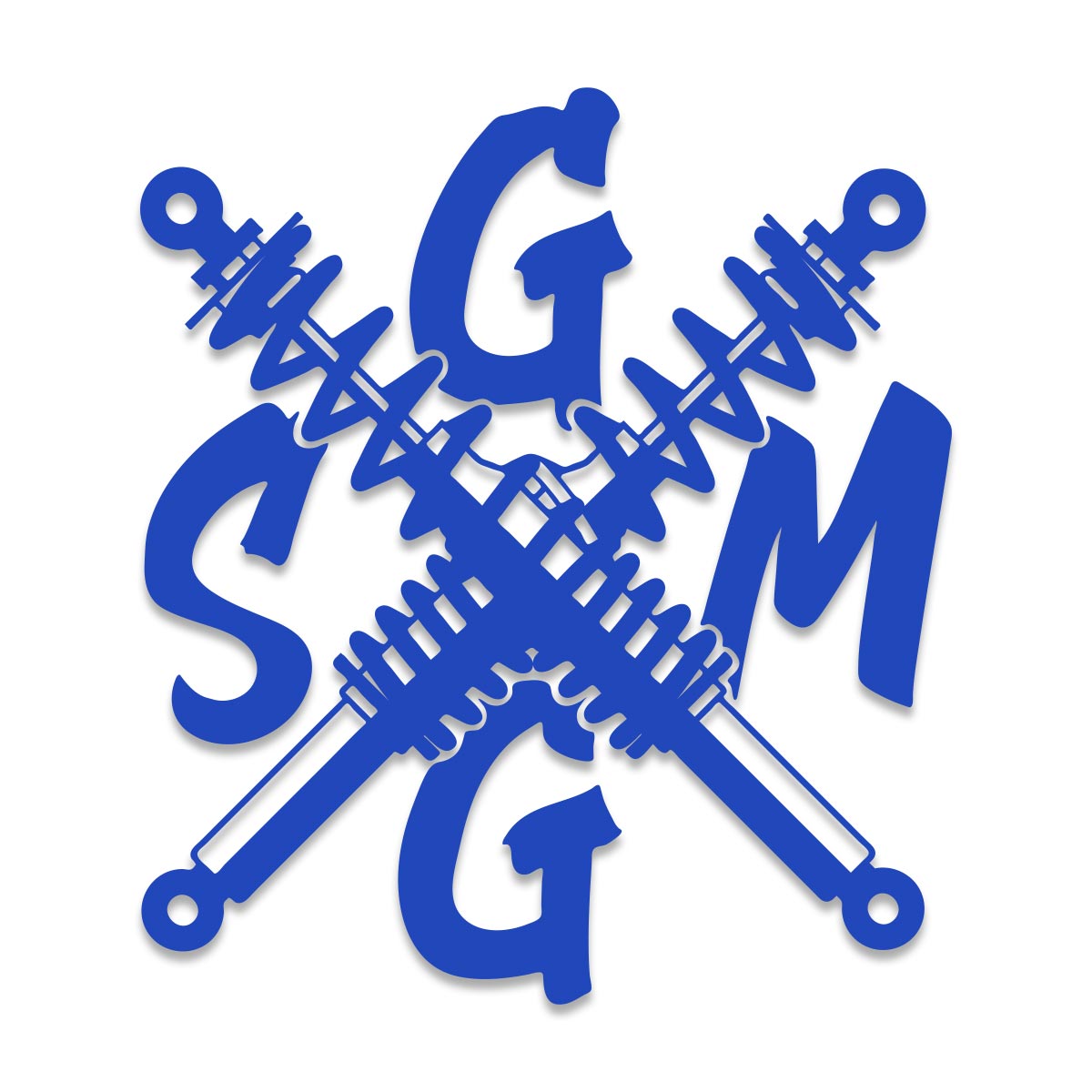 GSGM | FEDERN | AUFKLEBER | 12cm