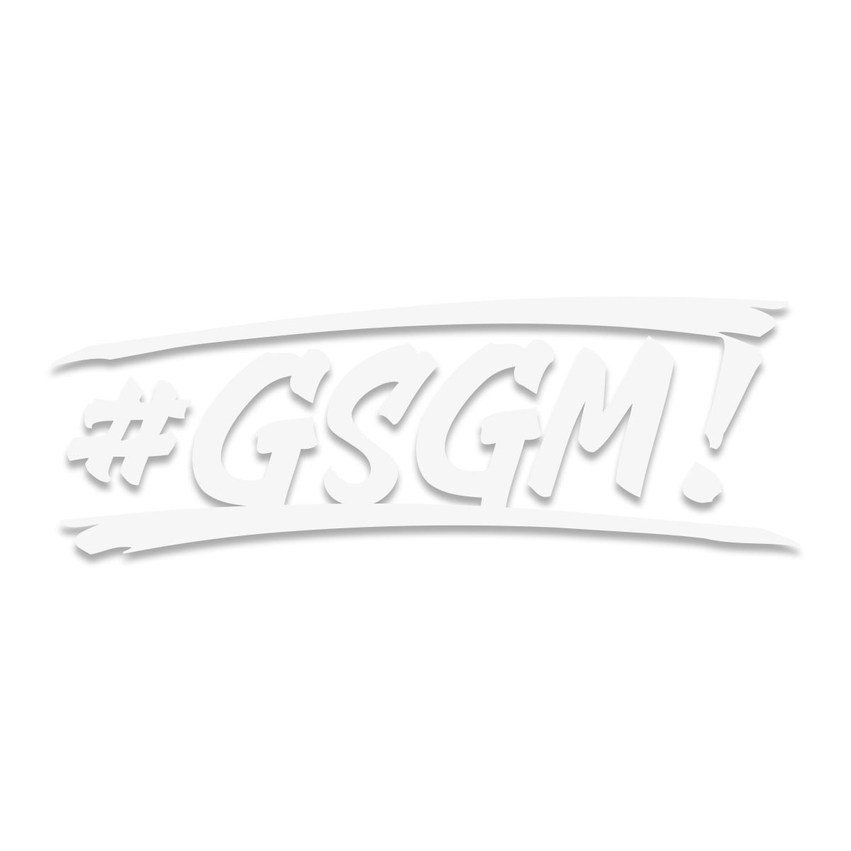GSGM | #GSGM | AUFKLEBER | 58cm