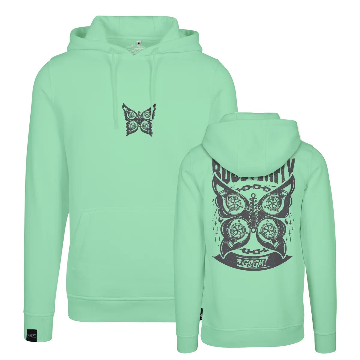 GSGM | BOOSTERFLY | MINT HOODIE