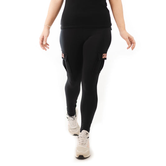 GSGM | CRWLVE | BLACK LEGGINGS