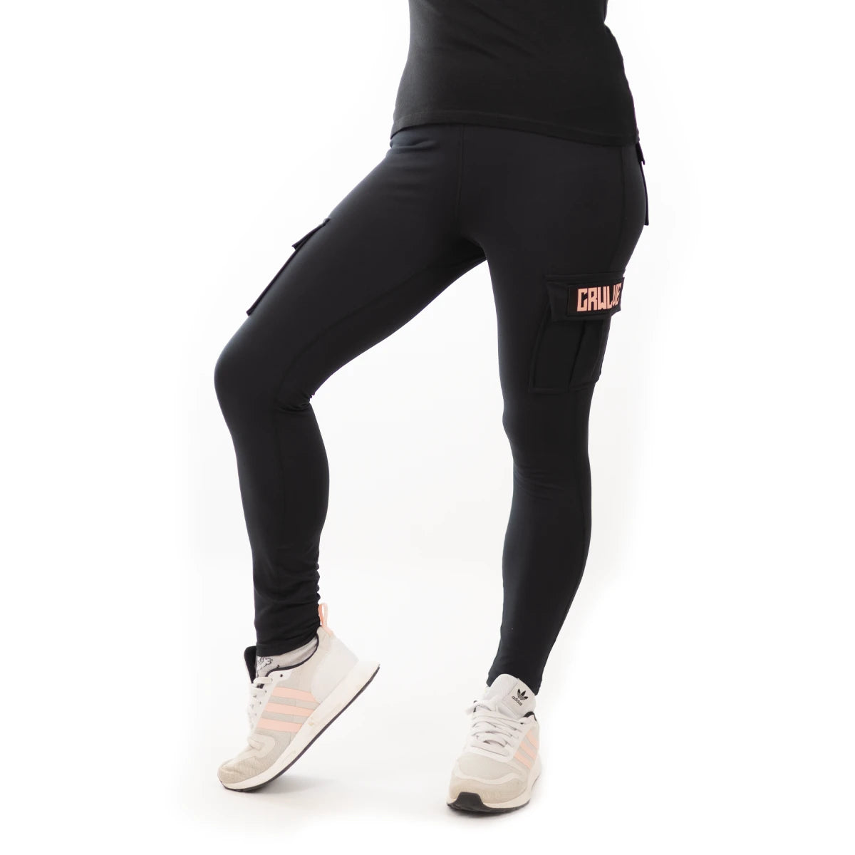 GSGM | CRWLVE | BLACK LEGGINGS