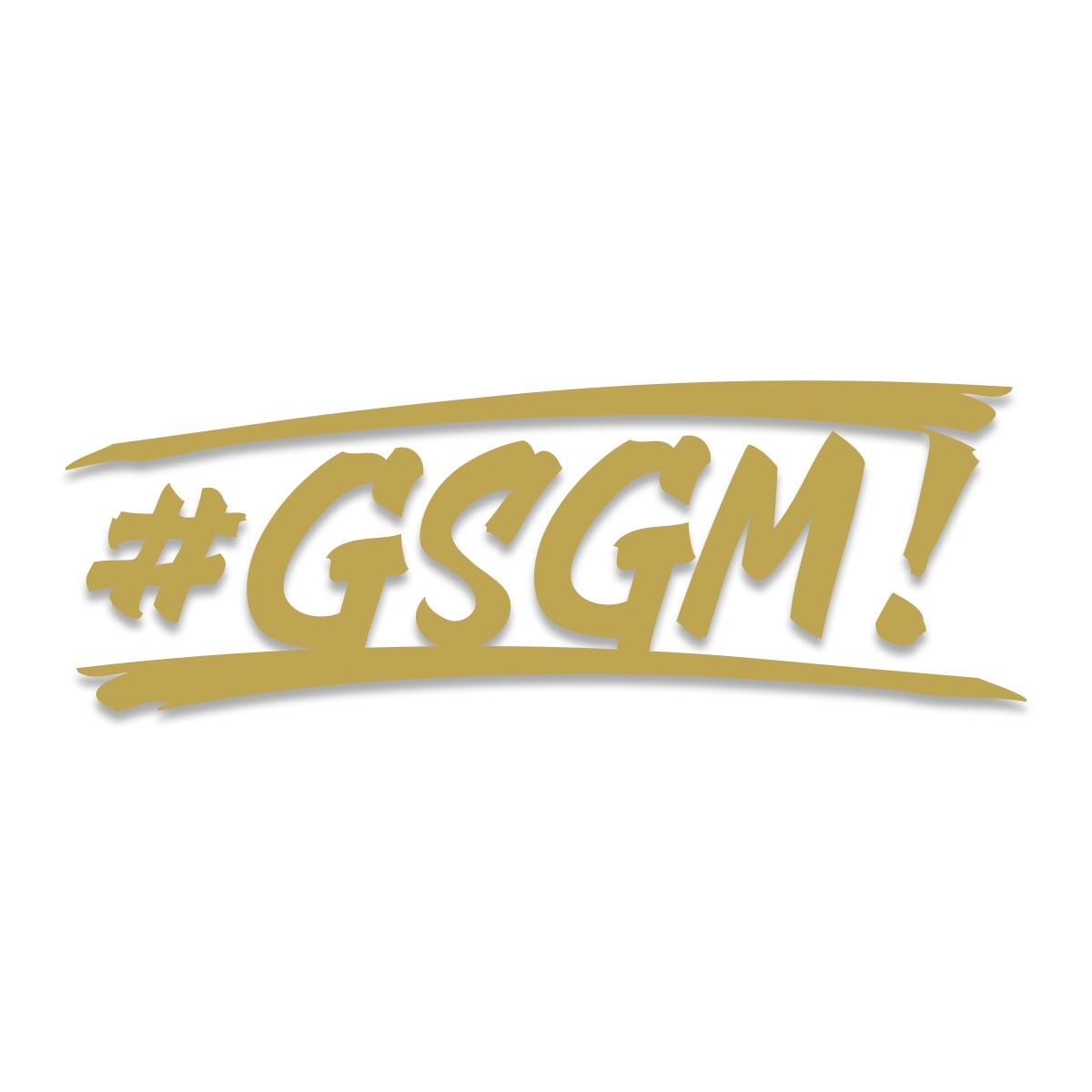 GSGM | #GSGM | AUFKLEBER | 58cm