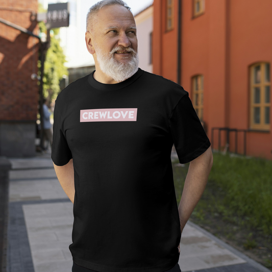 GSGM | CREWLOVE | BLACK OVERSIZE TSHIRT