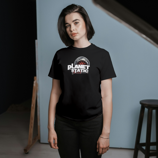 GSGM | PLANET OF STATIC | BLACK TSHIRT