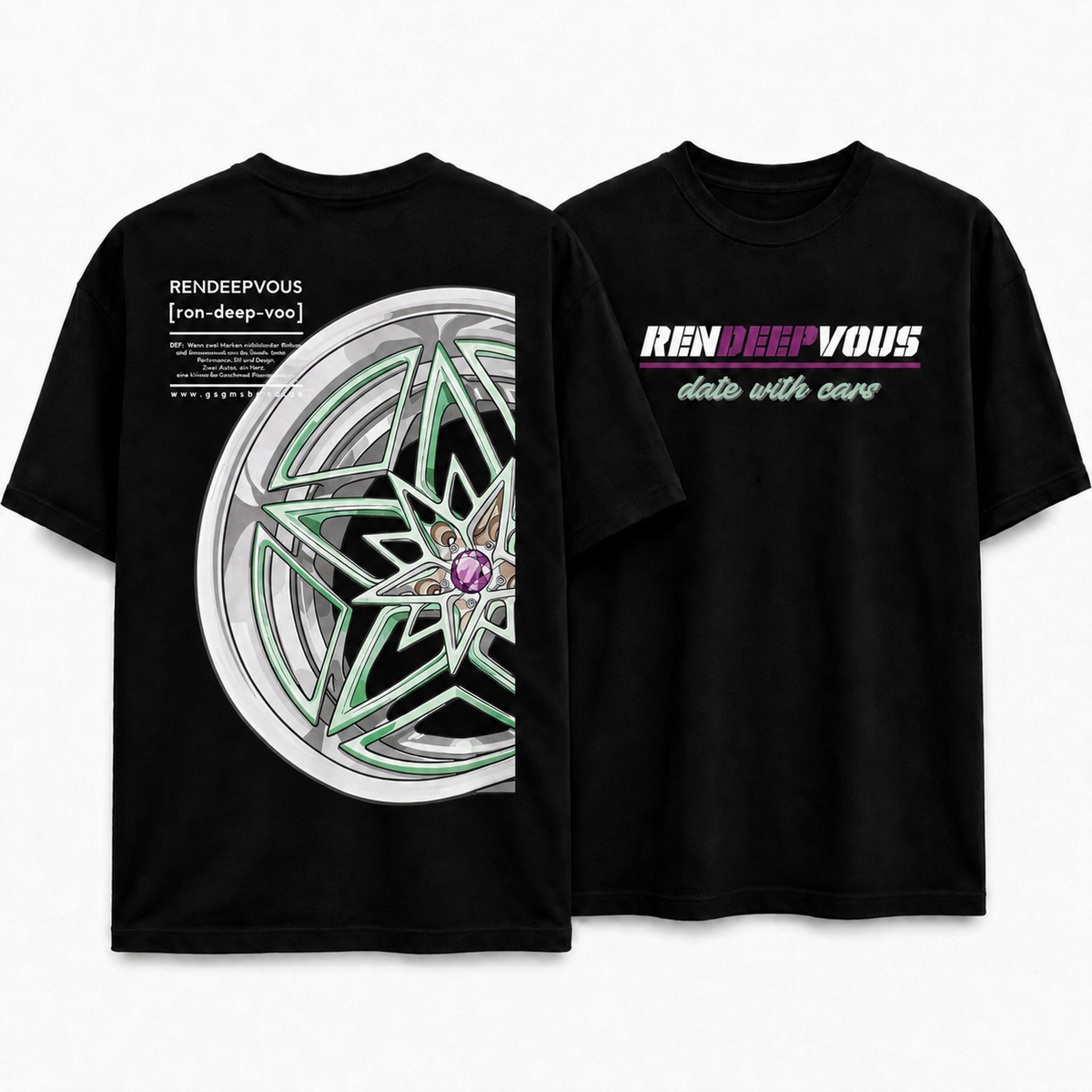 GSGM | RENDEEPVOUS | BLACK TSHIRT