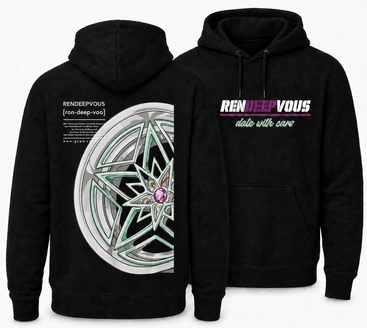 GSGM | RENDEEPVOUS | BLACK HOODIE