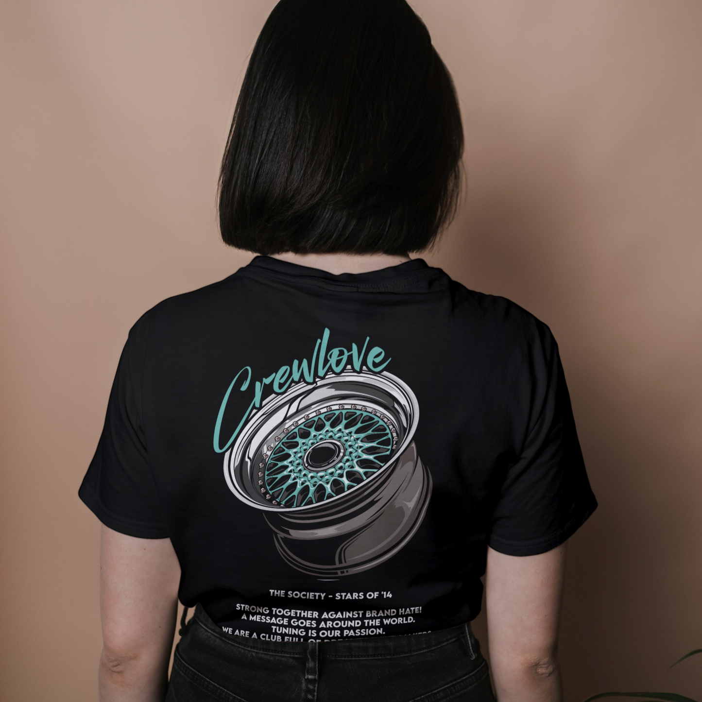 GSGM | CREWLOVE | BLACK TSHIRT