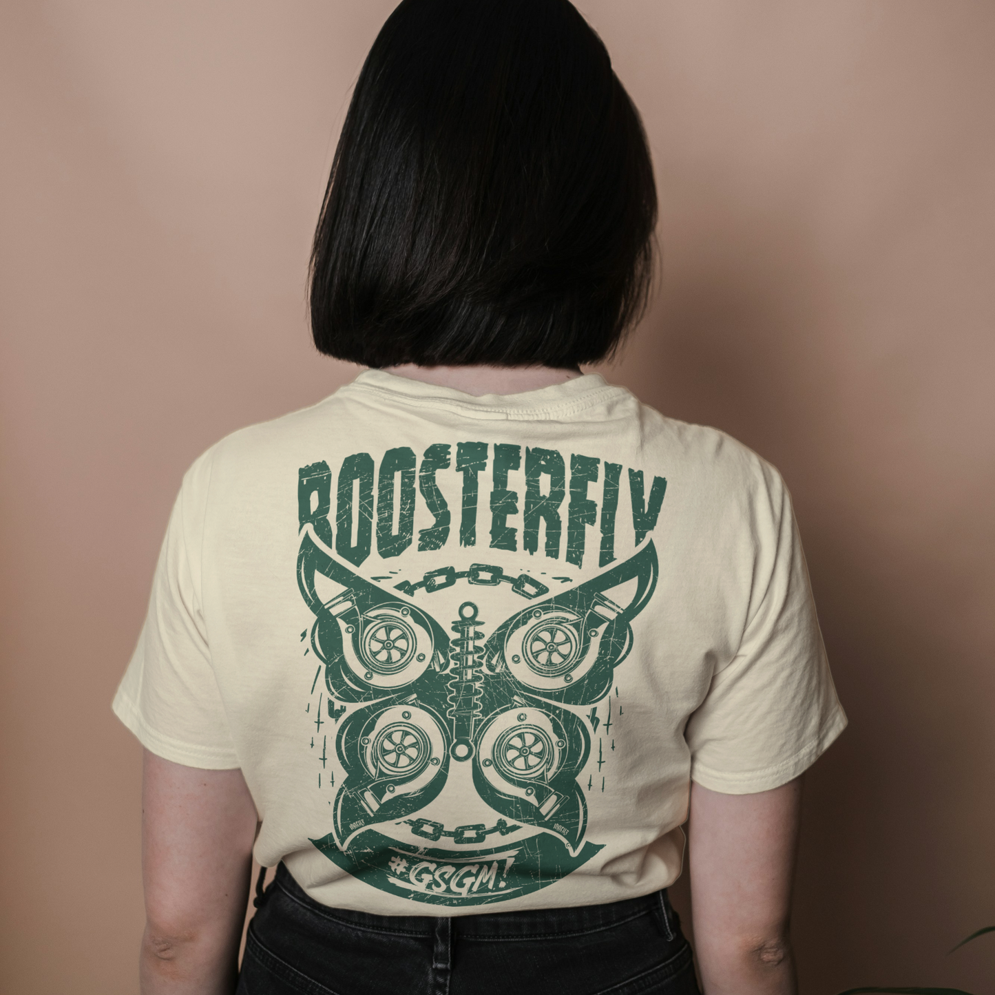 GSGM | BOOSTERFLY | SAND TSHIRT