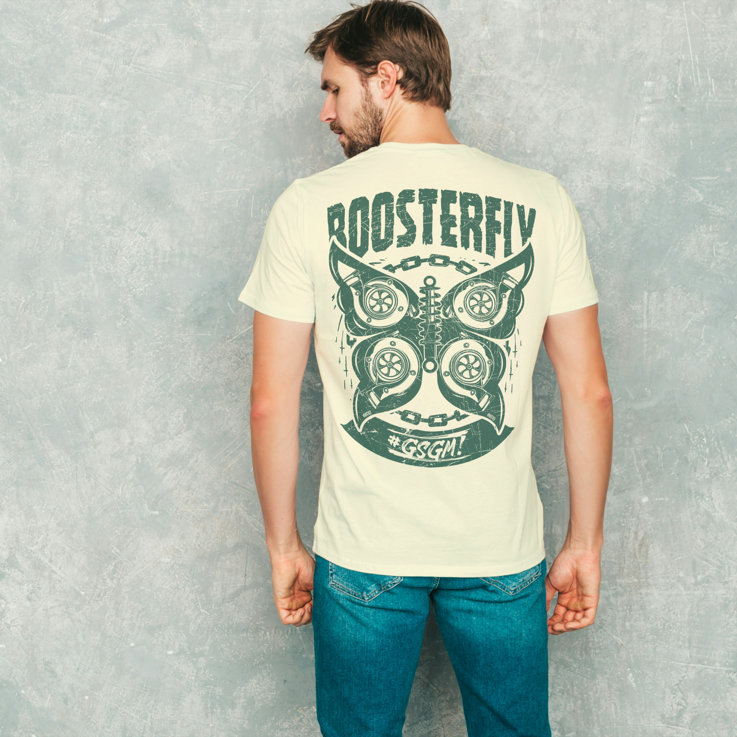GSGM | BOOSTERFLY | SAND TSHIRT