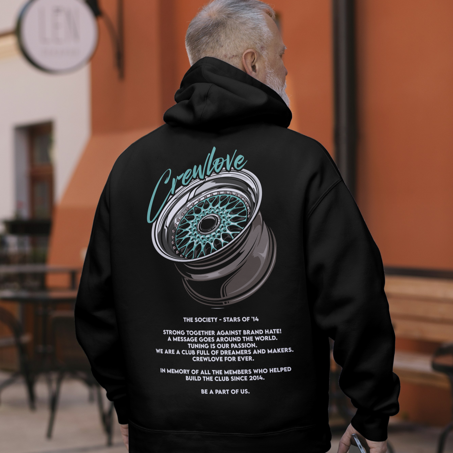 GSGM | CREWLOVE | BLACK HOODIE